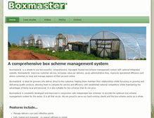 Tablet Screenshot of boxmaster-systems.co.uk